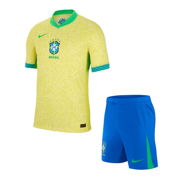 Camiseta Brasil Primera Niño 2024